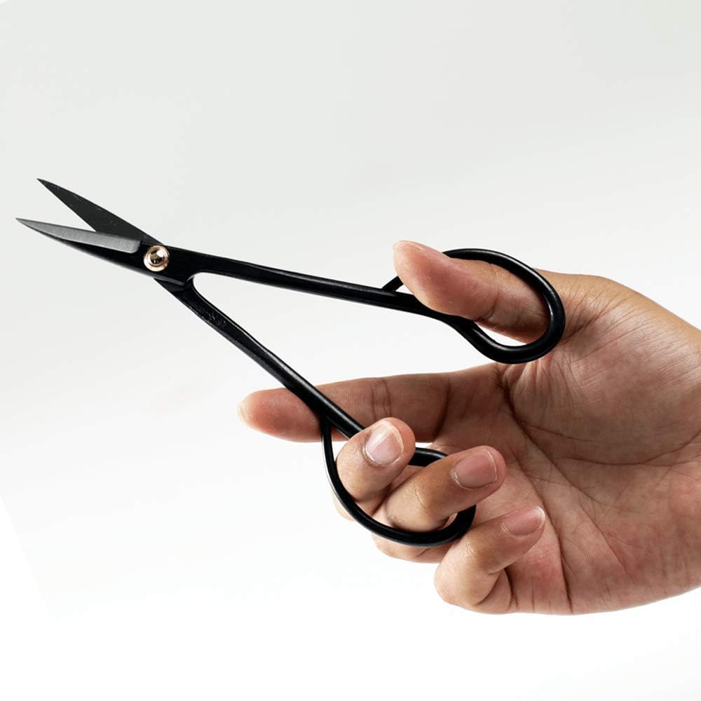 Wazakura Japanese Bonsai Tool Kit Made in Japan - Satsuki Scissors 7inch(180mm) + Concave Branch Cutter 8inch(200mm) Gift Box Set