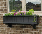 mayne cape cod 4ft window box - black, view 9