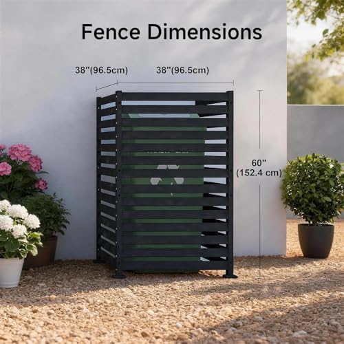 air conditioner fence 1 panel, 60" h x shown in use