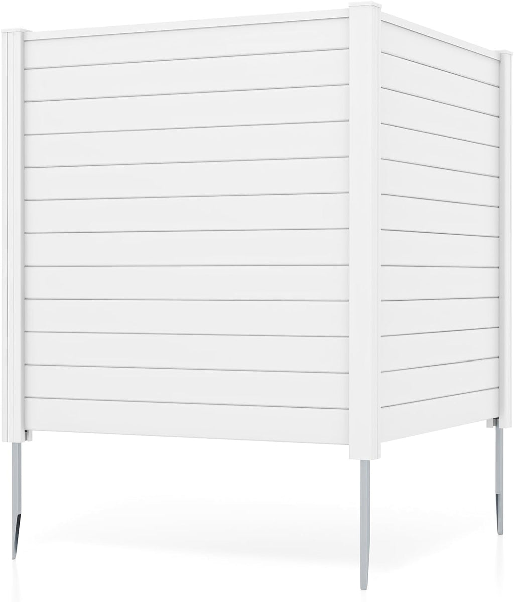 giantex no-dig air conditioner fence, 2 panels, 48''w, main product view