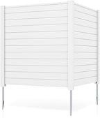 giantex no-dig air conditioner fence, 2 panels, 48''w, main product view