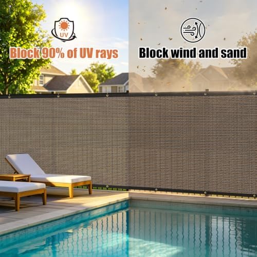 kanagawa privacy screen fence 4 x 50ft, 90%, side view