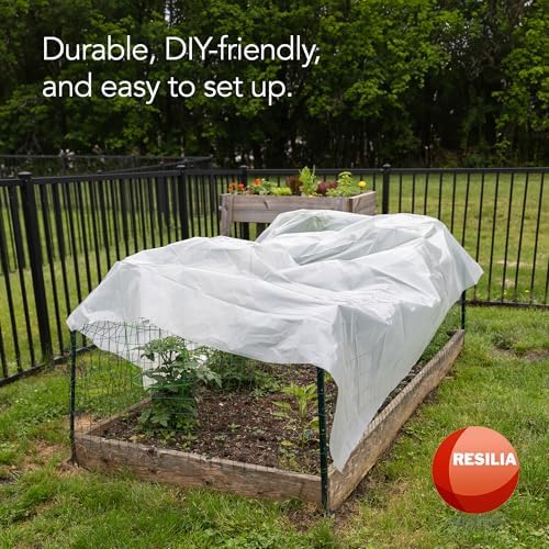 resilia clear greenhouse sheeting - uv-protected, heavy-duty gauge, side view