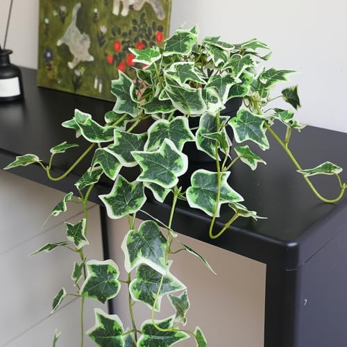 fake english ivy plants in pots set of, package contents