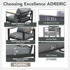 aluminum outdoor patio furniture set 7 pieces light on a desk or shelf