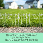 shoplala decorative garden fence outdoor (10 panels) 12.5in(l) on a desk or shelf