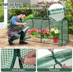happygrill portable mini greenhouse with waterproof sun-protective pe, close-up detail