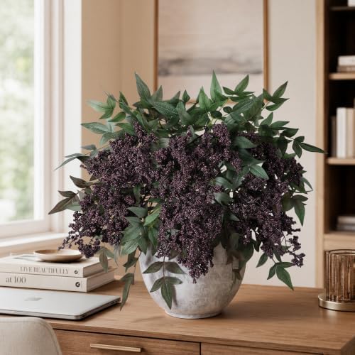 artificial plants indoor 3 pcs 35 inch faux, close-up detail