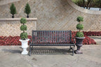 all season green 3ft artificial outdoor boxwood topiary, package contents