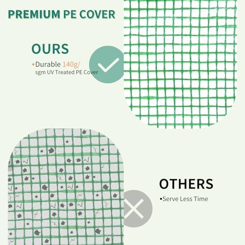 eagle peak 6x8 easy setup pop up greenhouse, package contents