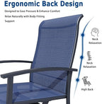 patio swivel chairs set of 2, outdoor swivel showing dimensions