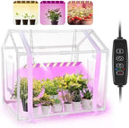 meonum mini greenhouse for indoor outdoor, portable green, main product view