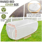 47" x 21" x 17" garden netting for shown in use