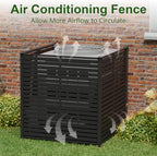 3 panels air conditioner fence, 47" w x, package contents
