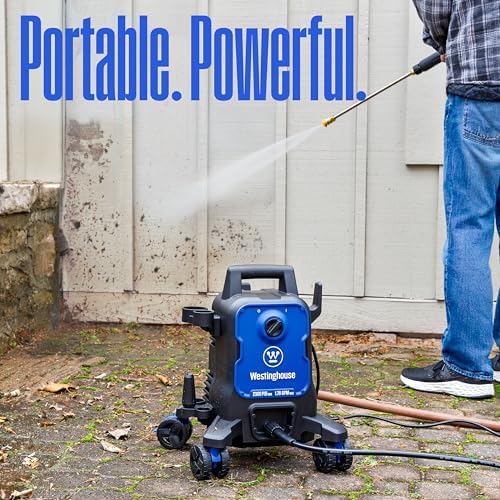 westinghouse epx3100 electric pressure washer, 2300 max psi showing dimensions