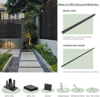 mondaria semi-closed privacy fence panels with 2 posts, close-up detail