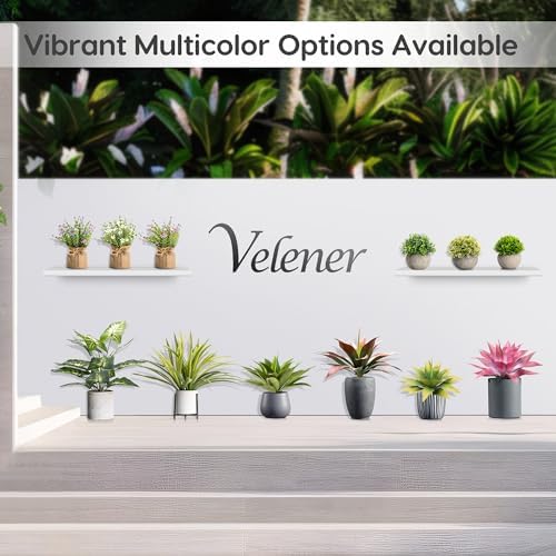 velener 28 inch artificial agave plants outdoor set, front angle view