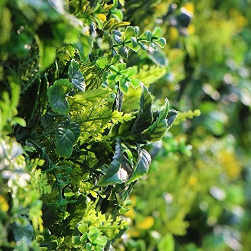 uland 12pcs 20 x 20 inches artificial boxwood, package contents