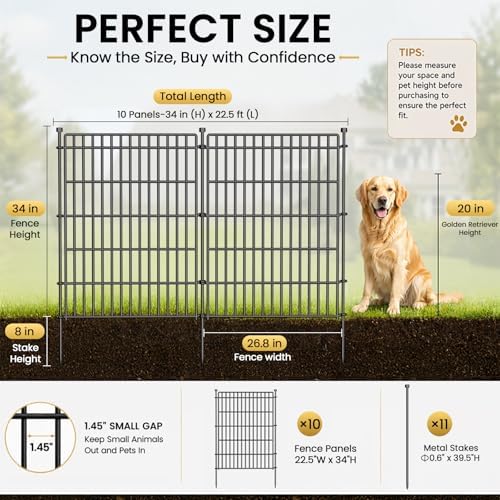 no dig garden fence, dog fencing outdoor for shown in use