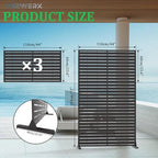6ft outdoor metal privacy screen – decorative privacy, view 9