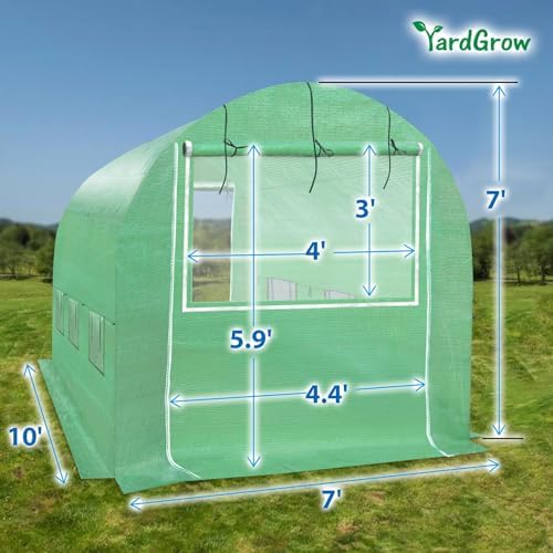 yardgrow greenhouse replacement cover larger walk in outdoor on a desk or shelf