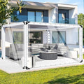 foundgo heavy duty clear vinyl tarp 8x10 ft, main product view