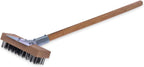 Carlisle FoodService Products Stainless Steel Double Broiler King Grill Brush with Handle, 48 Inches