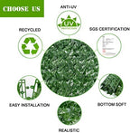 bybeton 40"x160"(44sqft) ivy privacy screen uv-anti fade-proof fence on a desk or shelf