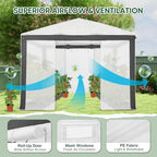eagle peak 10x10 walk in pop up greenhouse shown in use