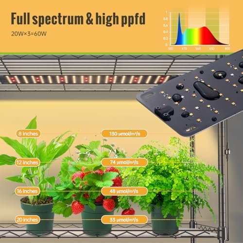 indoor greenhouse with grow light,4-tier plant shelf, 30x14x59in on a desk or shelf