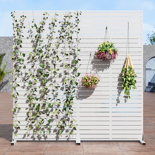 casaphoria 72" h x 35" w metal outdoor shown in use