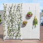 casaphoria 72" h x 35" w metal outdoor shown in use