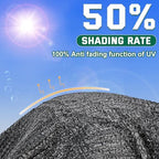 kesfitt 50% shade cloth 20x20 ft for garden, side view