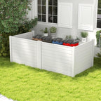 costway privacy fence 2 panels, 48" l x, close-up detail