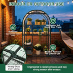 4-tier mini greenhouse for outdoors, 40" x 18" showing dimensions