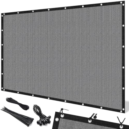 artpuch pergola shade cover with grommets 8x10 ft, main product view