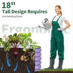 kesfitt raised garden bed, metal galvanized steel oval on a desk or shelf