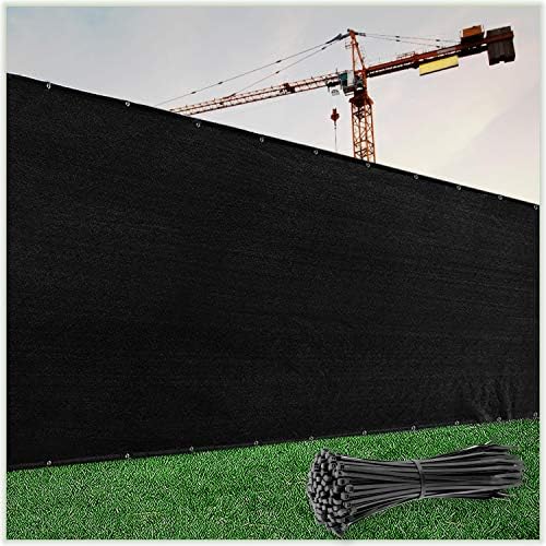 colourtree customized black 5' x 11' size fence, main product view