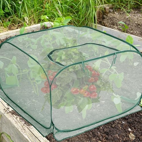 pop up mesh plant cover, 35" x 35", package contents