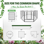 caphaus decorative garden fence, 40 inch x 21 showing dimensions