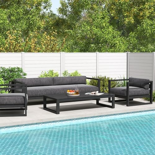 relax4life privacy fence screen, pvc decorative garden fence, front angle view