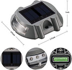 sunwind solar deck lighting outdoor - 4 pack showing dimensions