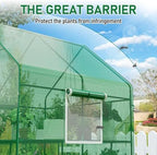 specilite 56×56×78inch walk-in greenhouse for outdoors garden plant showing dimensions