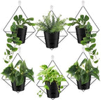 baderke 6 sets wall planters for indoor plants, main product view