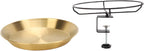 Haofy 304 Stainless Steel Detachable Bird Bath Bowl for Outdoor Garden Yard Patio Weatherproof Rustproof Removable Waterer for Backyard Bird Lovers and Nature Enthusiasts