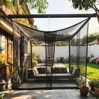 10'x10'x8.2' outdoor camping&patio mosquito netting,large mosquito netting with, side view