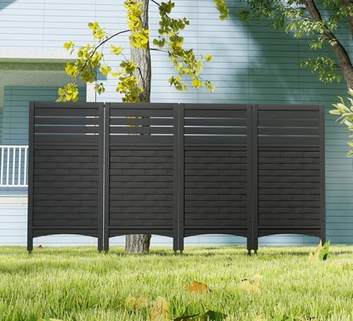 zzm black privacy fence panels outdoor decorative air on a desk or shelf