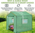 eagle peak 8x8 pop up walk in greenhouse shown in use