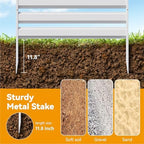 42" h x 39" w (3 panels) no-dig, side view