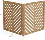 belleze privacy fence panels for outside, wooden air, package contents